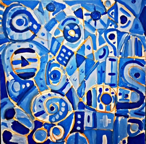 Juegos de azules, miradas, música marina