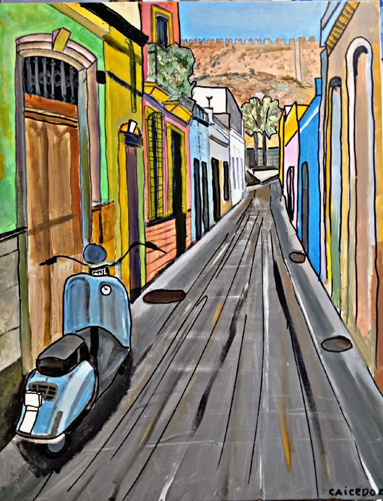 Una calle de Almería 81x65 (300€)