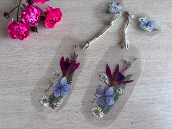 Marcapáginas de flores prensadas - Imagen 5