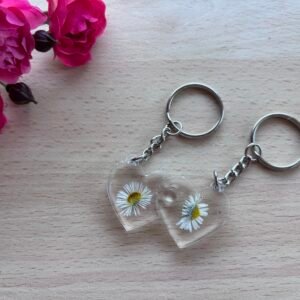 Corazones de Margarita (llavero doble)