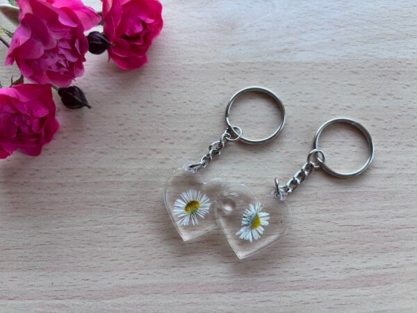 Corazones de Margarita (llavero doble)