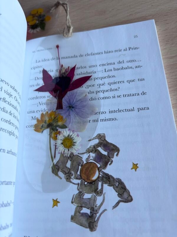 Marcapáginas de flores prensadas - Imagen 4
