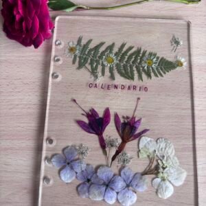 Cubierta Artesanal de Agenda con Encanto Floral