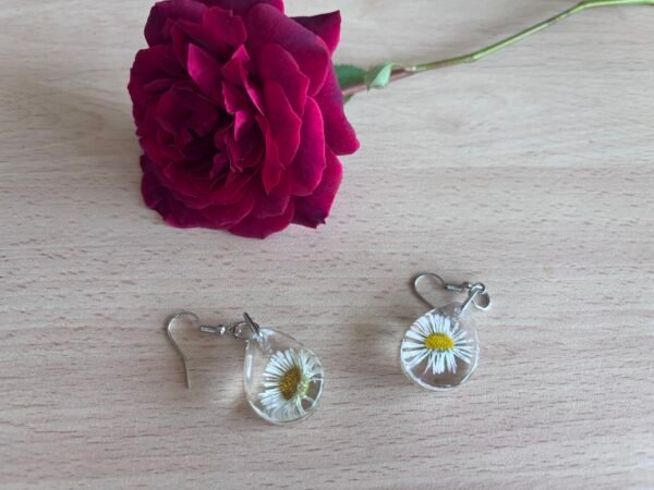Pendientes de margaritas silvestres - Imagen 5
