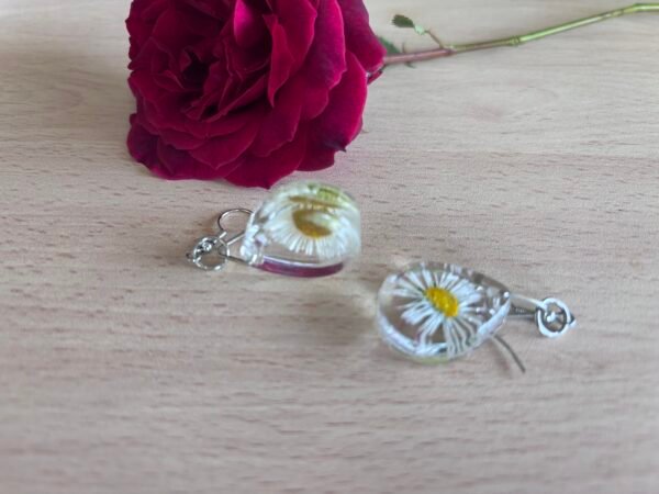 Pendientes de margaritas silvestres - Imagen 2