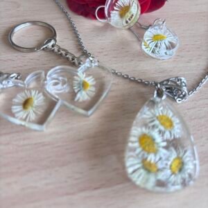 Colección Margaritas: frescura natural en resina