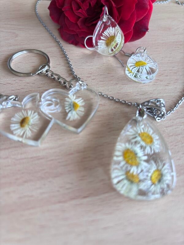 Pendientes de margaritas silvestres - Imagen 4